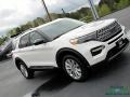 2021 Star White Metallic Tri-Coat Ford Explorer Hybrid Limited 4WD  photo #31
