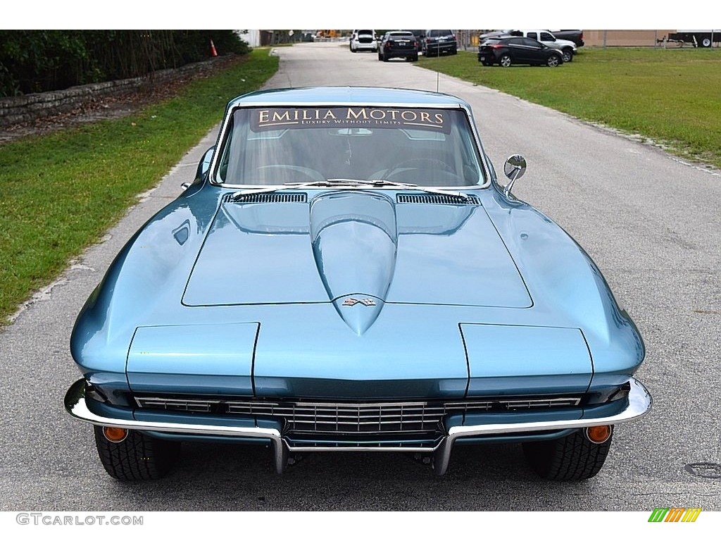 1967 Corvette Coupe - Marina Blue / White/Black photo #20