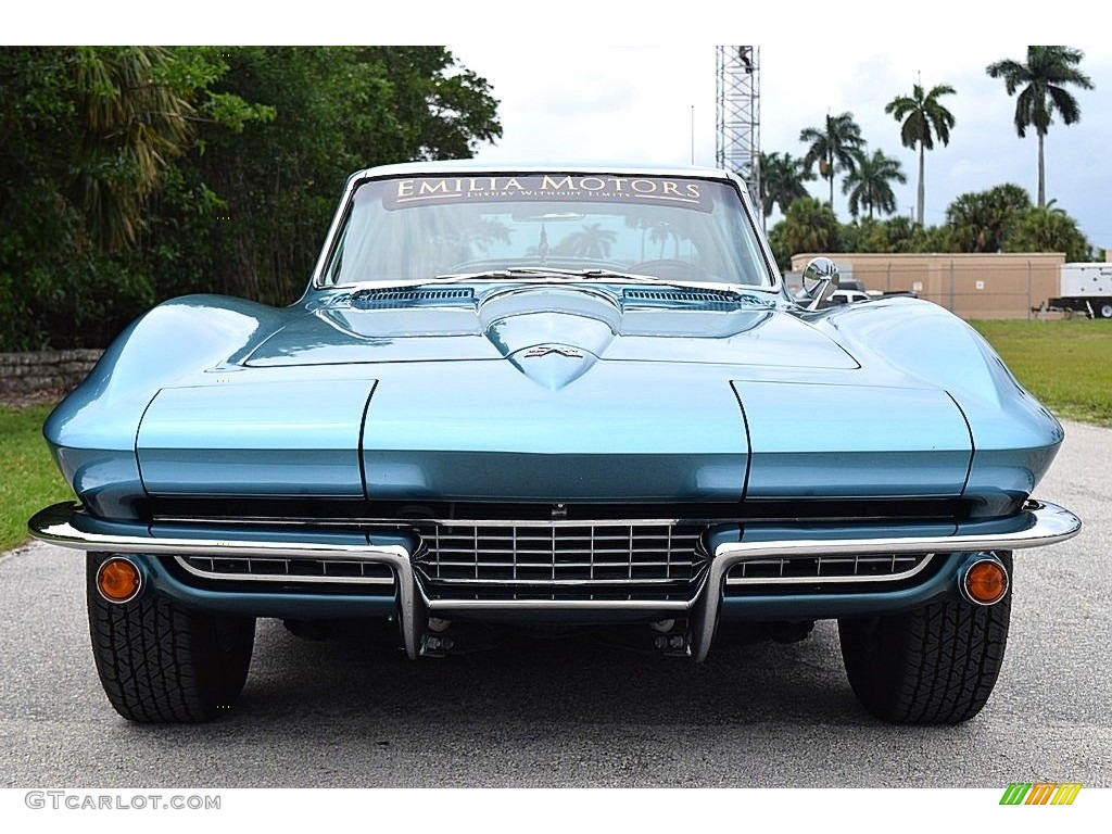 1967 Corvette Coupe - Marina Blue / White/Black photo #21
