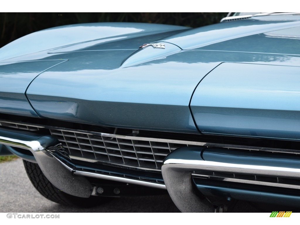 1967 Corvette Coupe - Marina Blue / White/Black photo #24