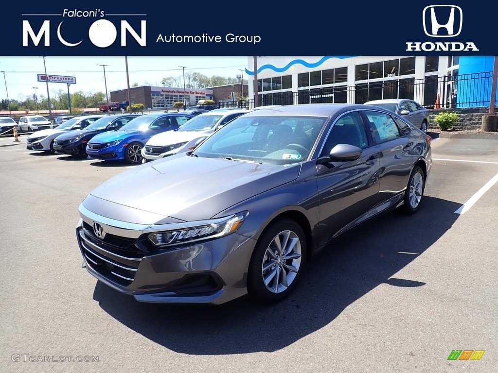 2021 Accord LX - Modern Steel Metallic / Black photo #1