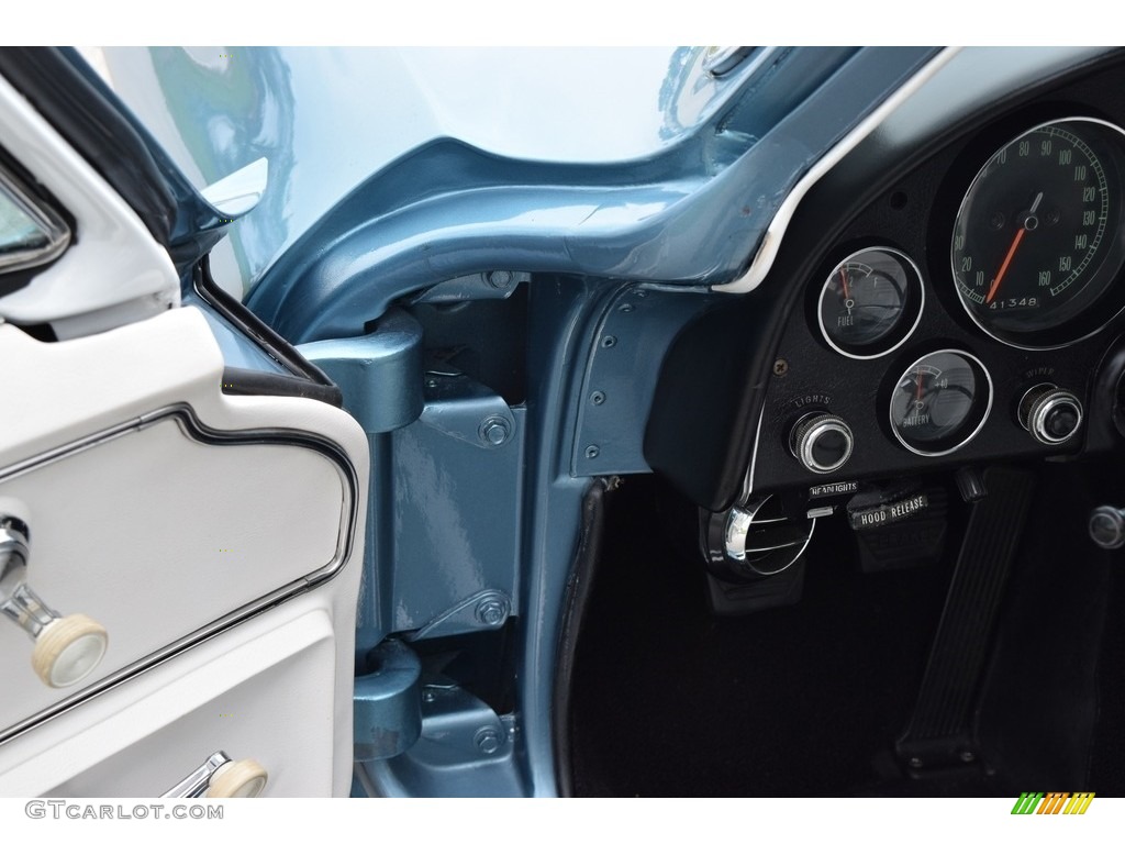 1967 Corvette Coupe - Marina Blue / White/Black photo #56