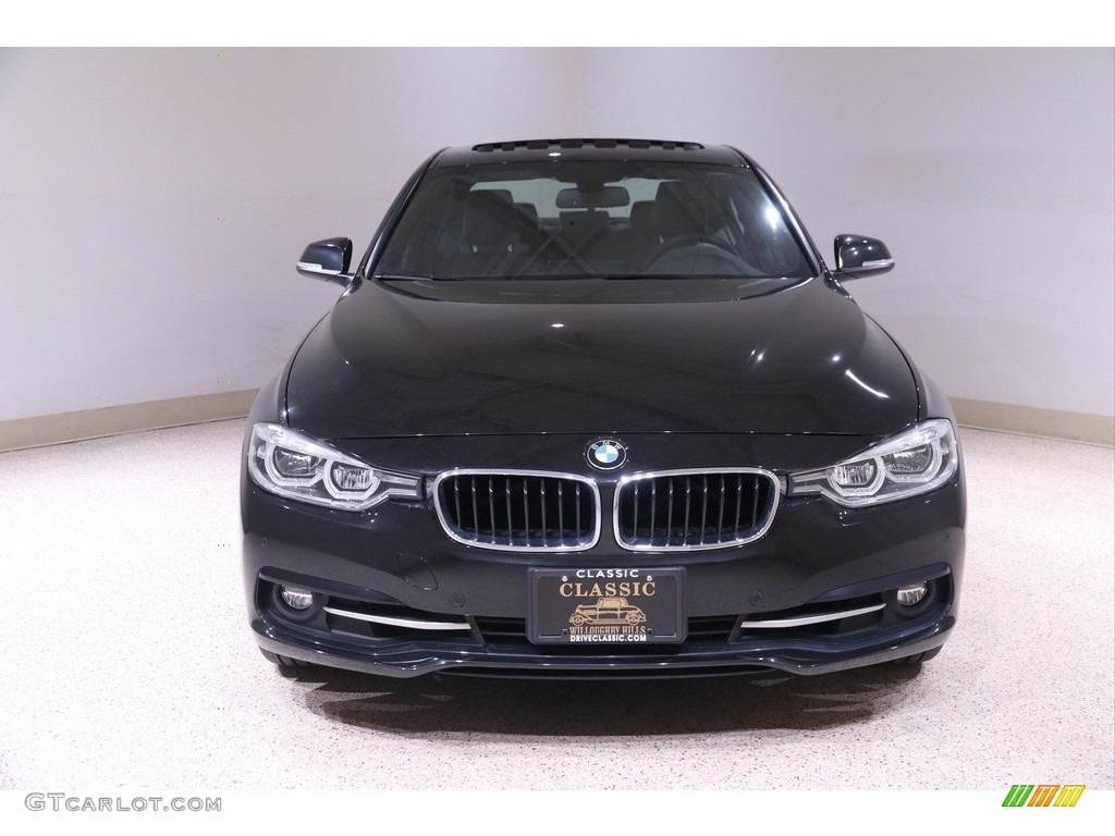 2018 3 Series 330i xDrive Sedan - Black Sapphire Metallic / Black photo #2