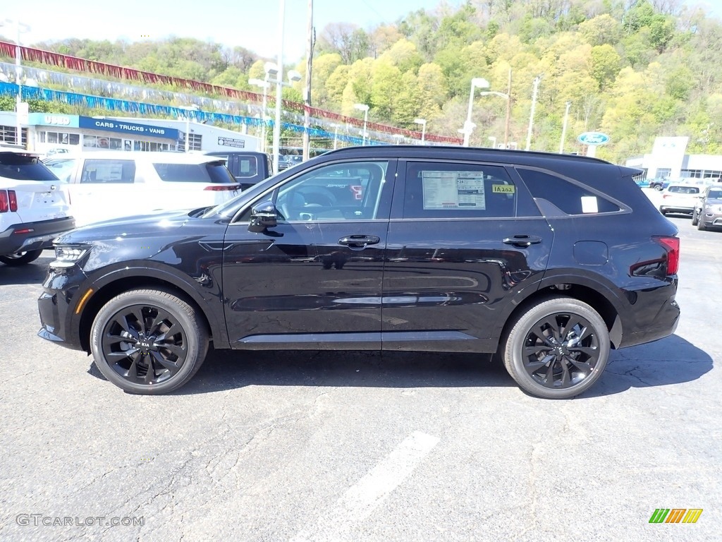 2021 Sorento SX AWD - Ebony Black / Black photo #6