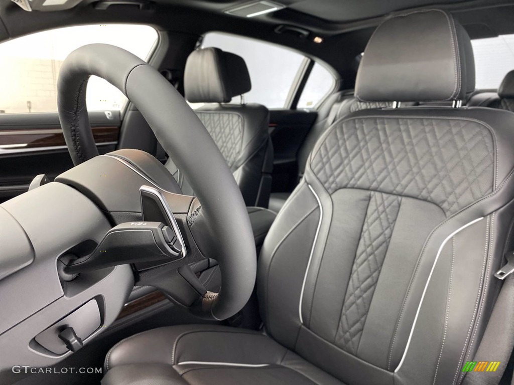 Black Interior 2022 BMW 7 Series 750i xDrive Sedan Photo #141794306
