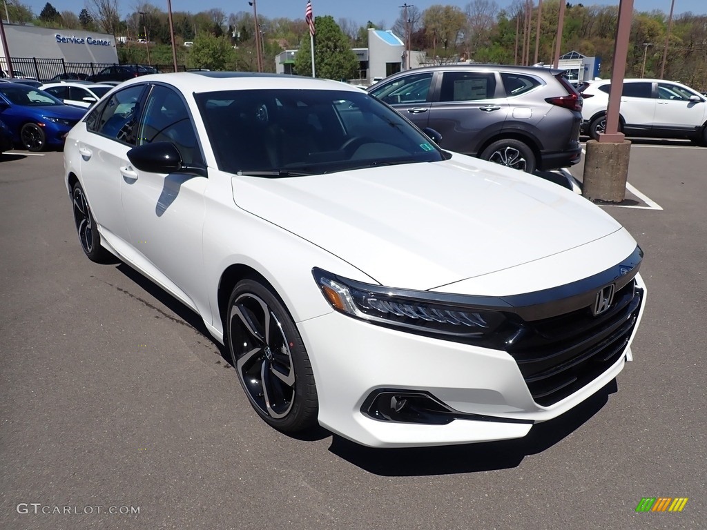 2021 Accord Sport - Platinum White Pearl / Black photo #6