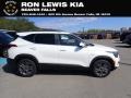Clear White 2021 Kia Seltos S AWD
