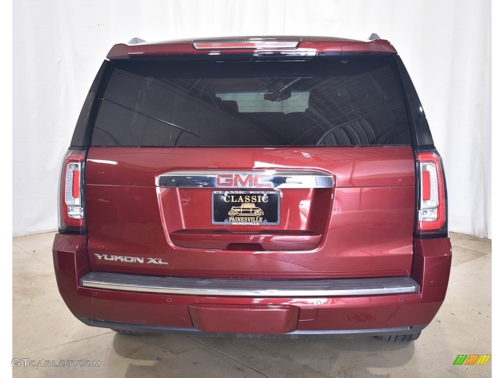 2018 Yukon XL Denali 4WD - Crimson Red Tintcoat / Cocoa/Shale photo #3