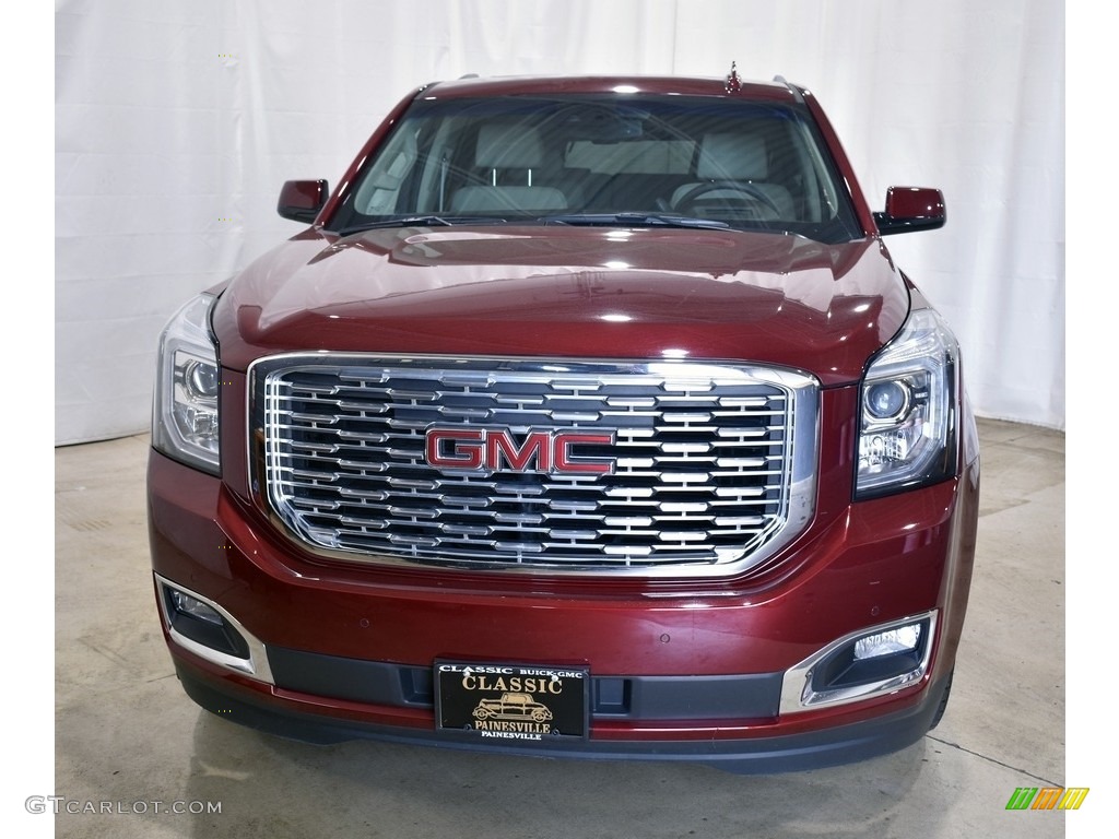 2018 Yukon XL Denali 4WD - Crimson Red Tintcoat / Cocoa/Shale photo #4