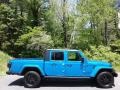 2021 Hydro Blue Pearl Jeep Gladiator Willys 4x4  photo #5