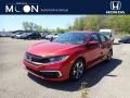Molten Lava Pearl 2021 Honda Civic LX Sedan