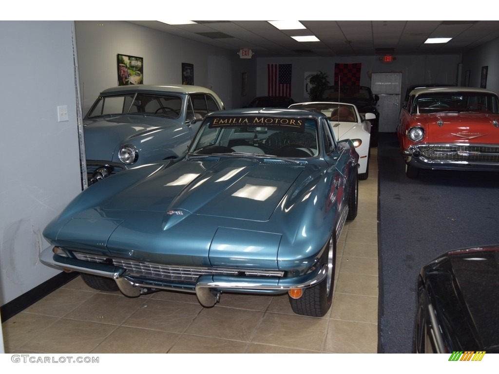 1967 Corvette Coupe - Marina Blue / White/Black photo #120