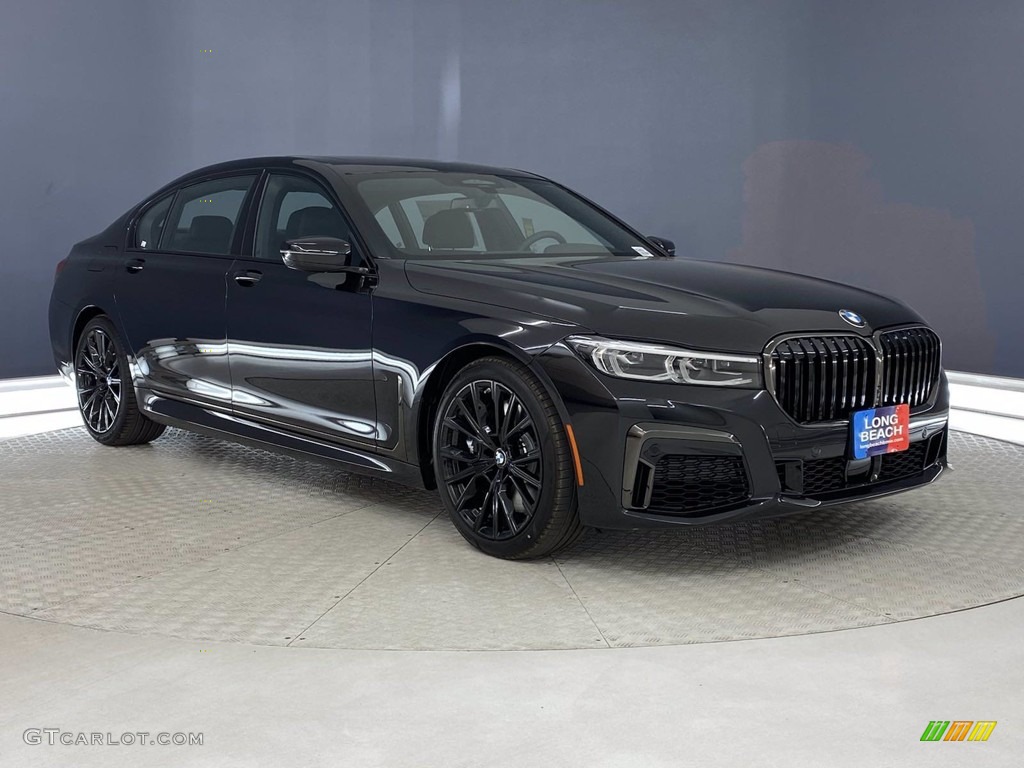 Black Sapphire Metallic 2022 BMW 7 Series 750i xDrive Sedan Exterior Photo #141794690