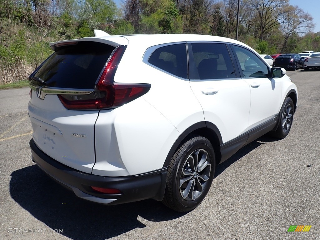2021 CR-V EX-L AWD - Platinum White Pearl / Black photo #4