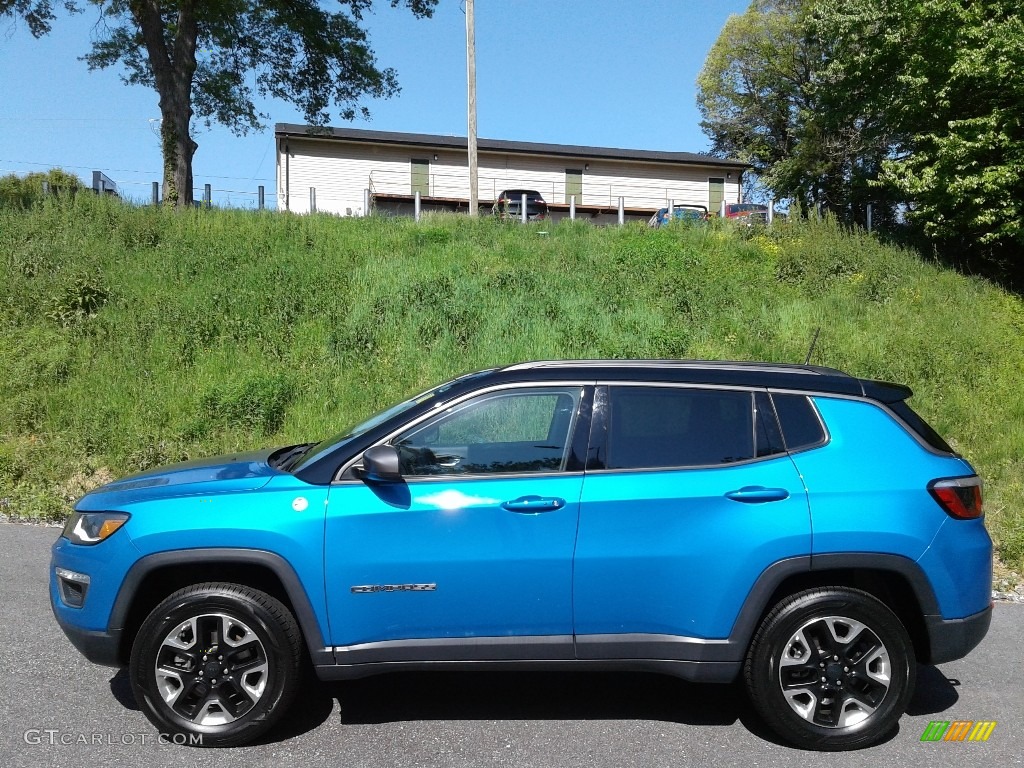 2017 Laser Blue Pearl Jeep Compass Trailhawk 4x4 141791740 Photo 11