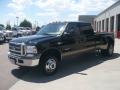 2007 Black Ford F350 Super Duty King Ranch Crew Cab 4x4 Dually  photo #3