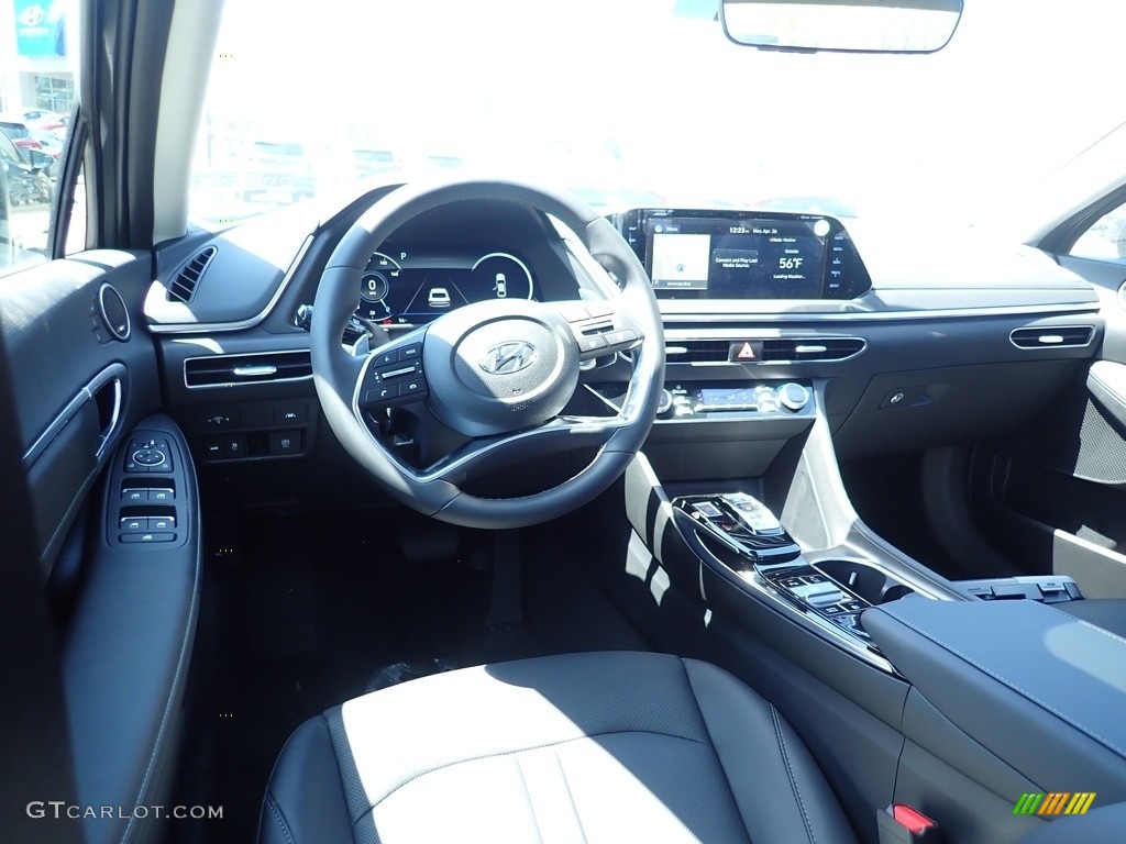 2021 Sonata Limited - Hampton Gray / Black photo #9