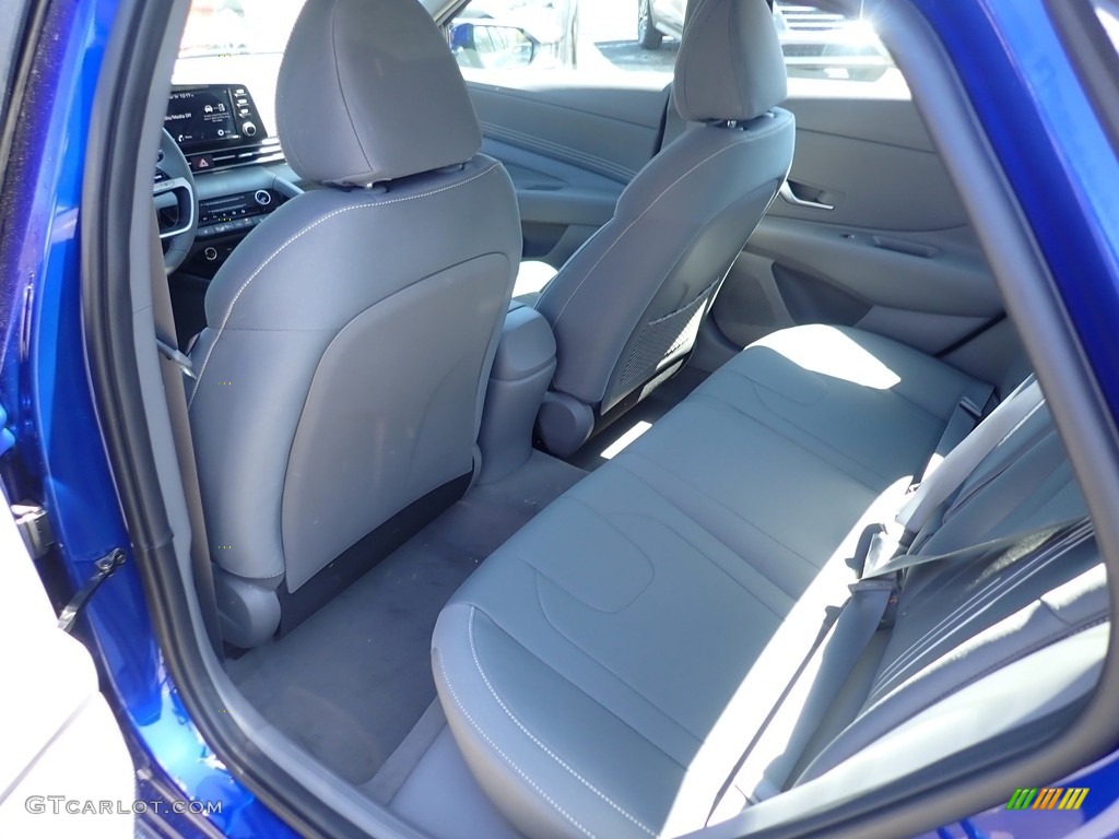 2021 Elantra SEL - Intense Blue / Medium Gray photo #8