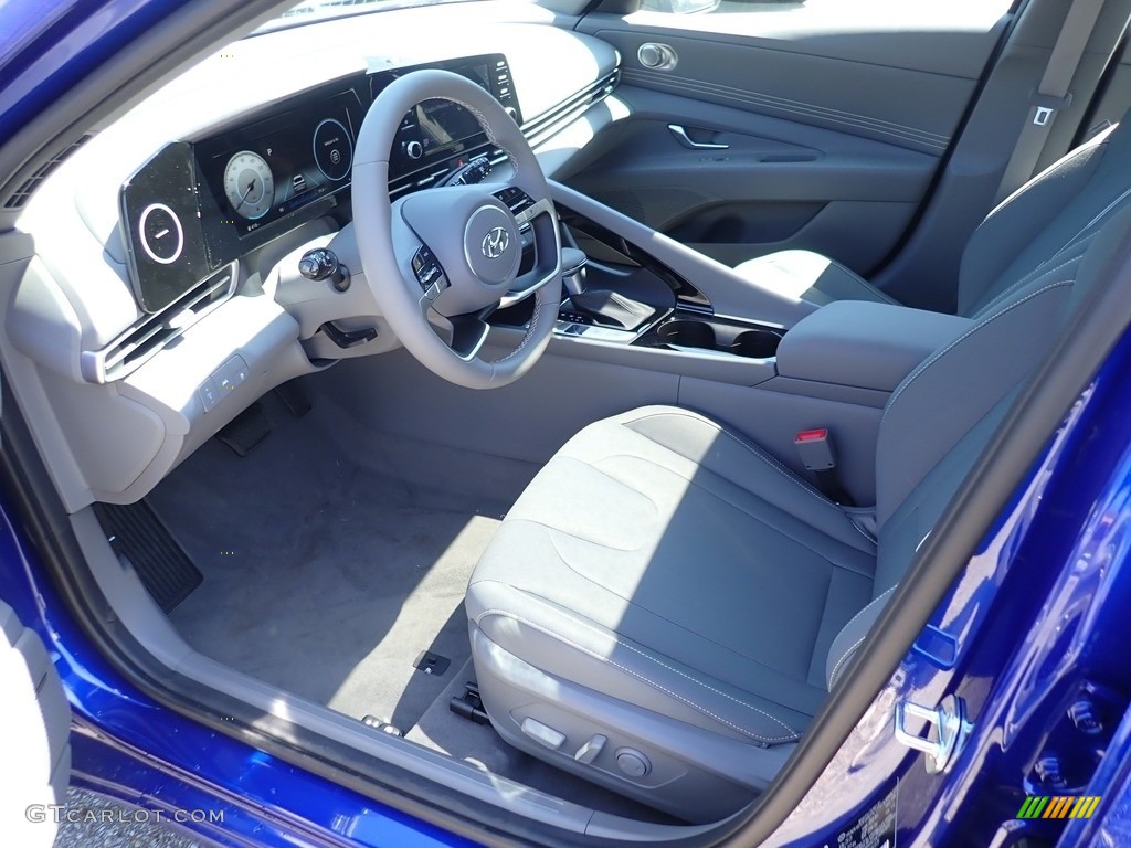 2021 Elantra SEL - Intense Blue / Medium Gray photo #10