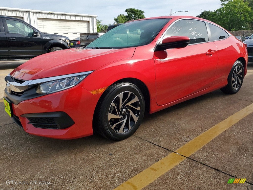 Rallye Red 2017 Honda Civic LX-P Coupe Exterior Photo #141796424