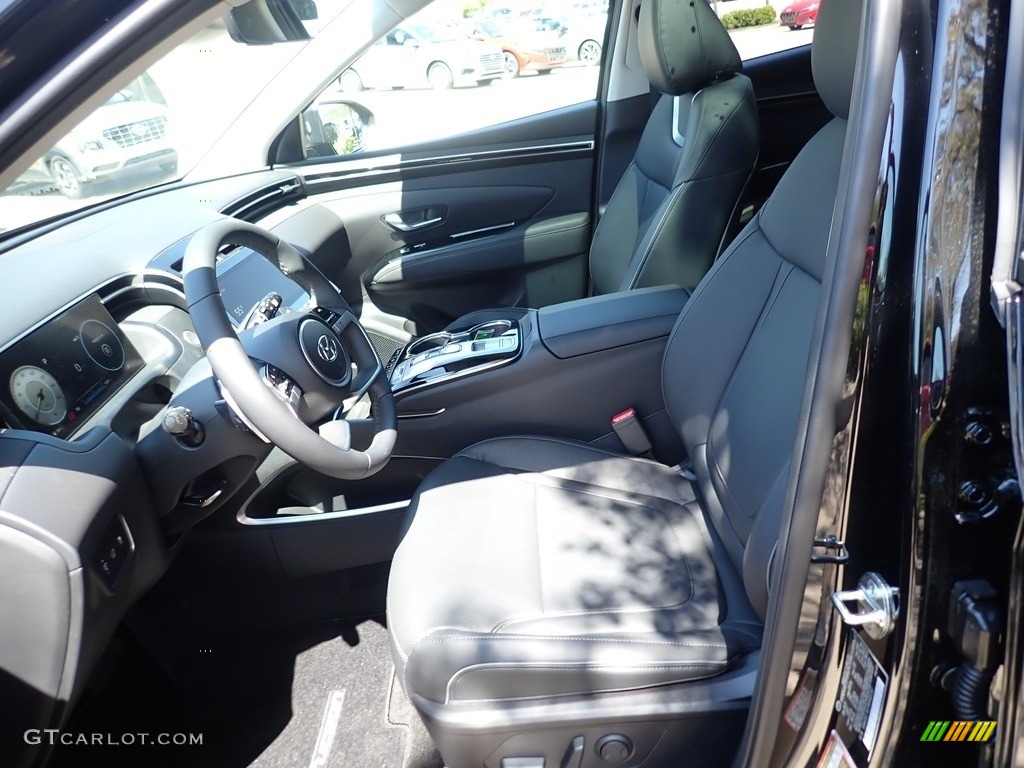 Black Interior 2022 Hyundai Tucson Limited AWD Photo #141796583