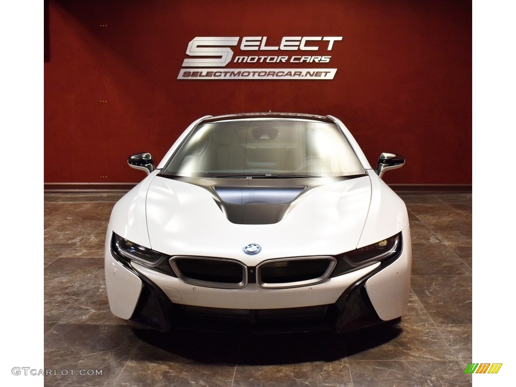 2015 i8 Pure Impulse World - Crystal White Pearl Metallic / Pure Impulse Carum Spice Grey photo #2