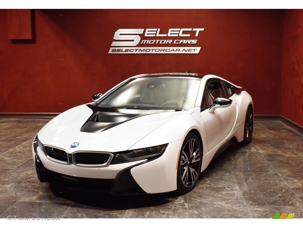 2015 i8 Pure Impulse World - Crystal White Pearl Metallic / Pure Impulse Carum Spice Grey photo #4