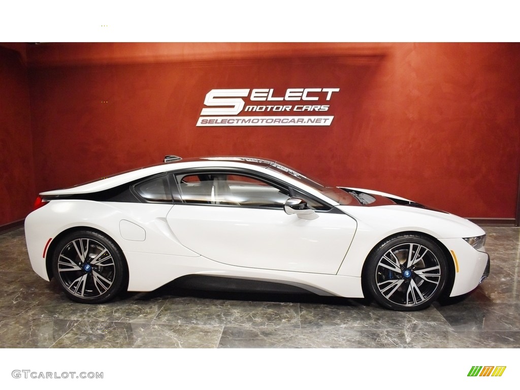 2015 i8 Pure Impulse World - Crystal White Pearl Metallic / Pure Impulse Carum Spice Grey photo #5