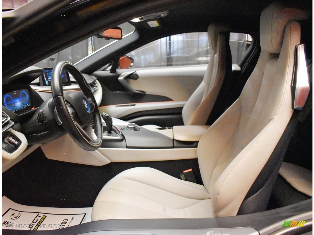 2015 i8 Pure Impulse World - Crystal White Pearl Metallic / Pure Impulse Carum Spice Grey photo #10
