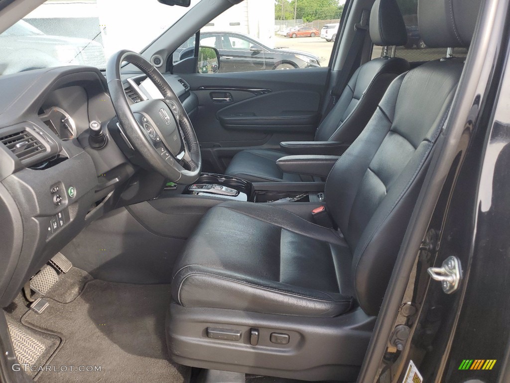 Black Interior 2016 Honda Pilot Touring AWD Photo #141798134