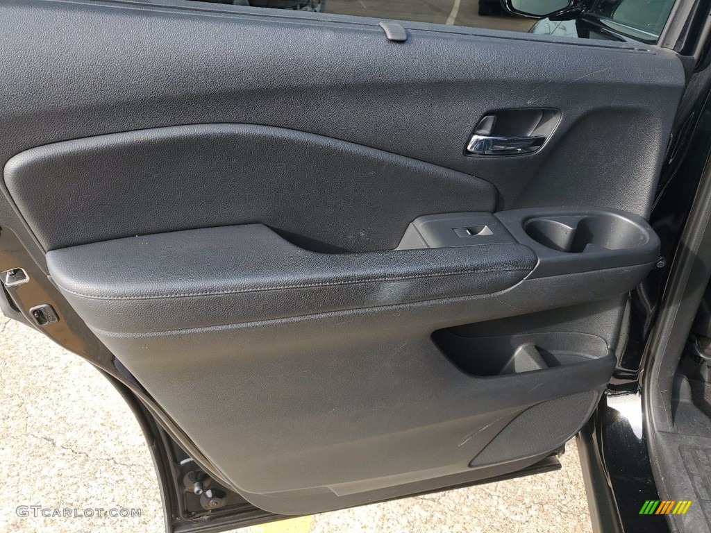 2016 Honda Pilot Touring AWD Black Door Panel Photo #141798650
