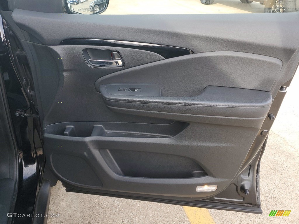 2016 Honda Pilot Touring AWD Black Door Panel Photo #141798791
