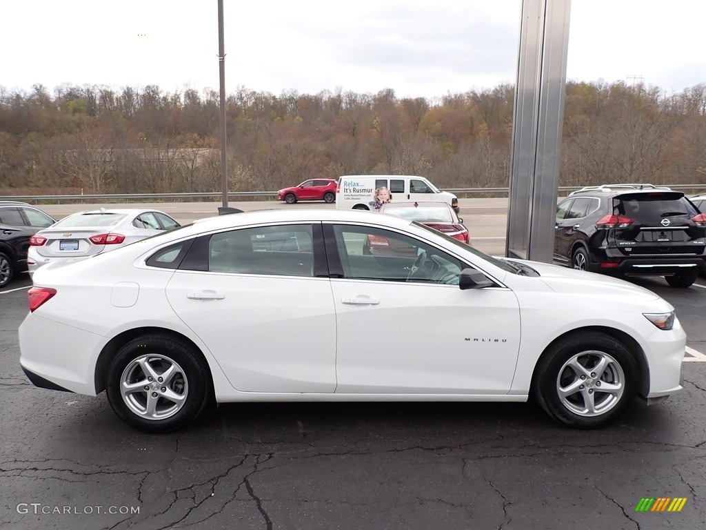 2017 Malibu LS - Summit White / Dark Atmosphere/Medium Ash Gray photo #5