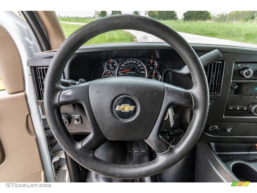 2013 Chevrolet Express 2500 Cargo Van Neutral Steering Wheel Photo #141799387