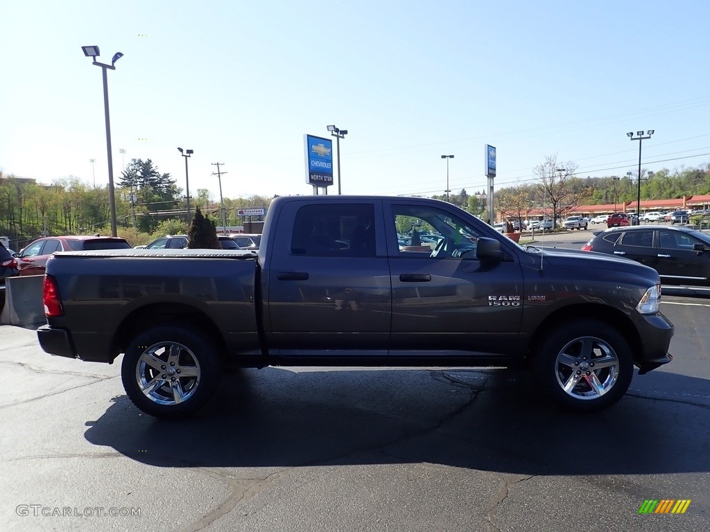 2017 1500 Express Crew Cab 4x4 - Granite Crystal Metallic / Black/Diesel Gray photo #9