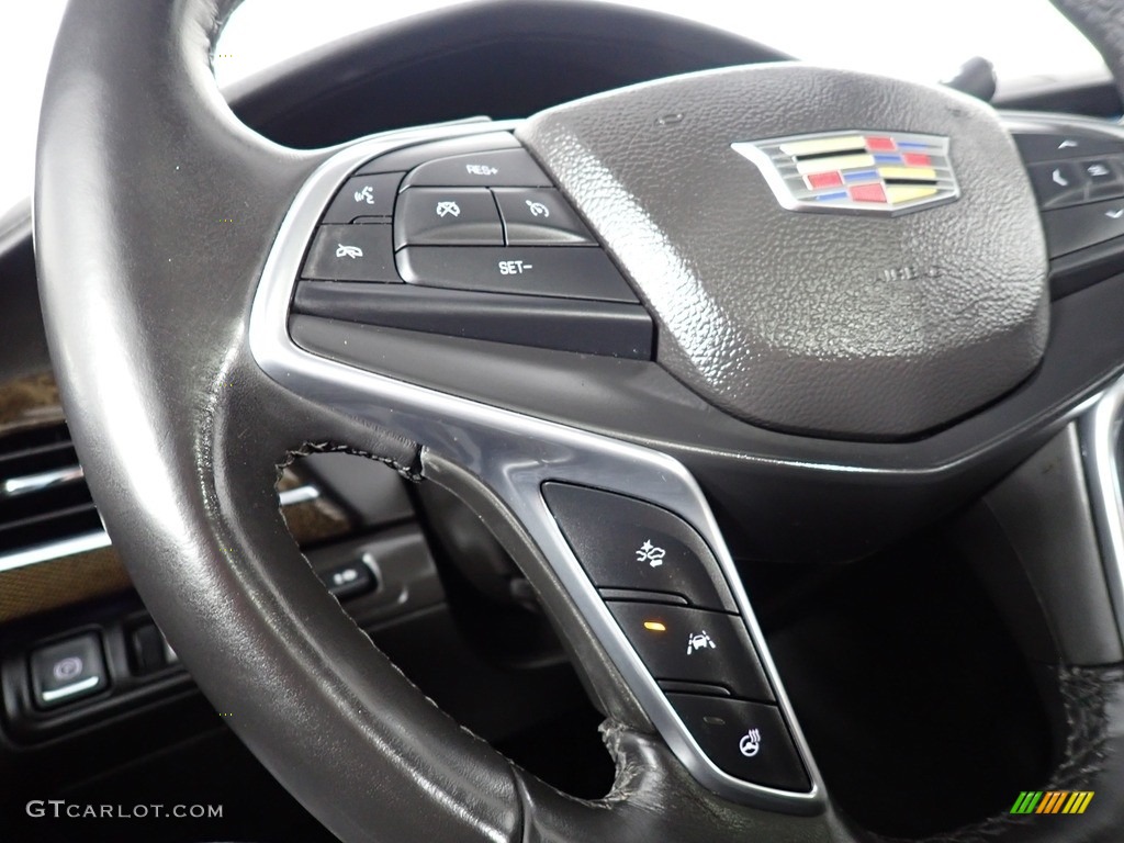 2016 Cadillac CT6 3.6 Premium Luxury AWD Jet Black Steering Wheel Photo #141801020