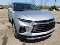 2021 Silver Ice Metallic Chevrolet Blazer LT AWD  photo #2