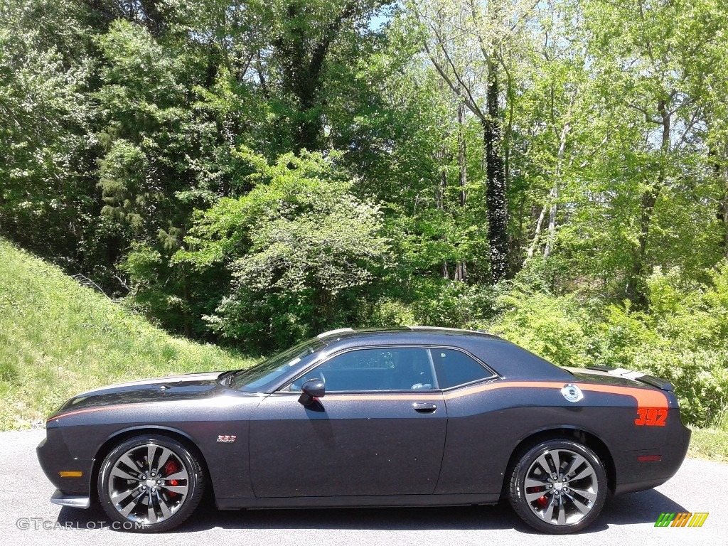 2014 Challenger SRT8 392 - Phantom Black Tri-Coat Pearl / Dark Slate Gray photo #1