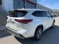 2021 Blizzard White Pearl Toyota Highlander Hybrid Platinum AWD  photo #9