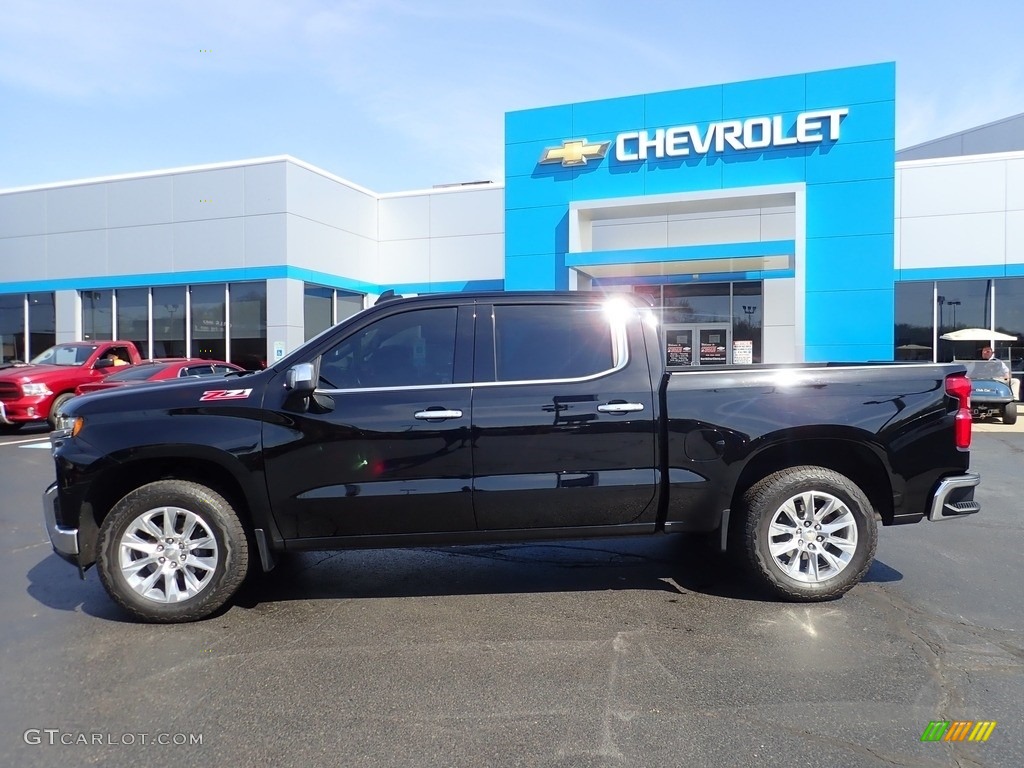 2019 Silverado 1500 LTZ Crew Cab 4WD - Black / Jet Black photo #3