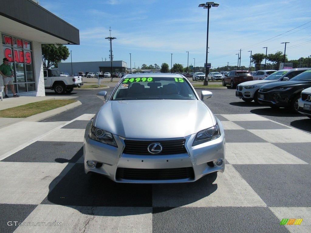 2015 GS 350 Sedan - Liquid Platinum / Black photo #2