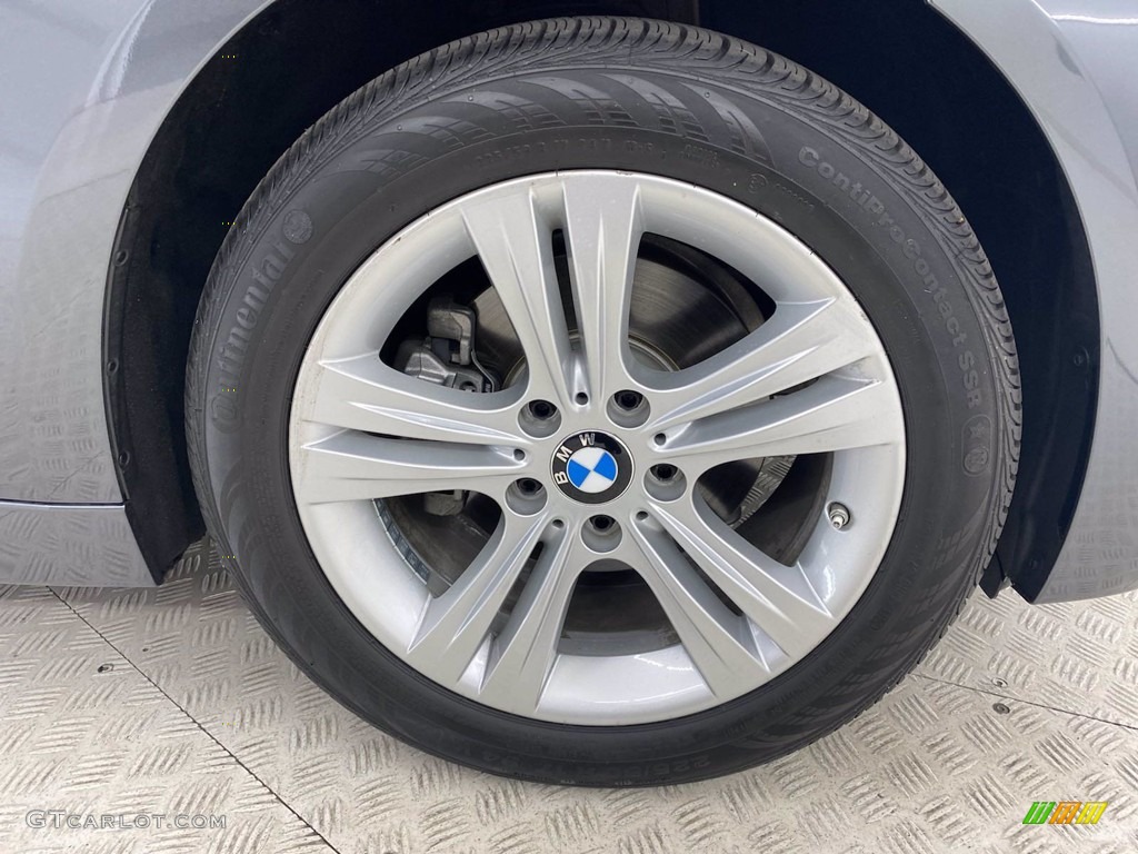 2018 3 Series 330i Sedan - Platinum Silver Metallic / Black photo #6