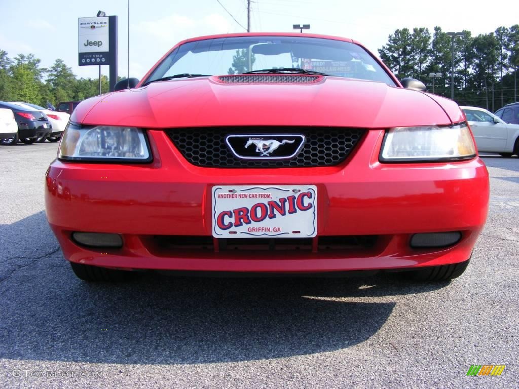 1999 Mustang GT Convertible - Rio Red / Dark Charcoal photo #3