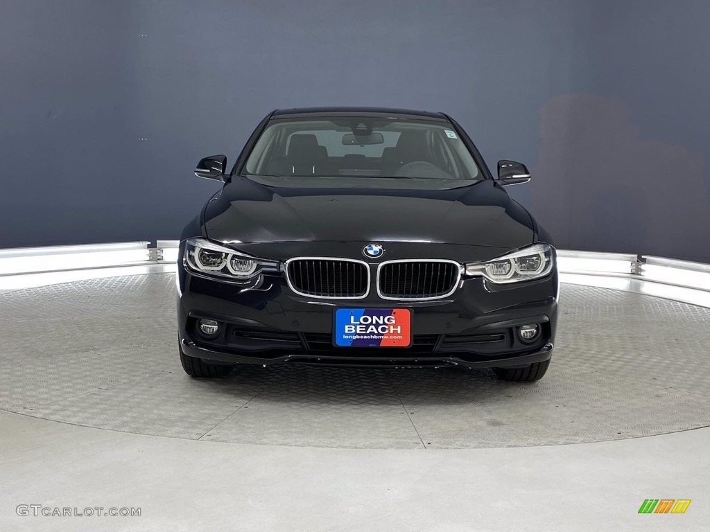 2018 3 Series 320i Sedan - Jet Black / Black photo #2