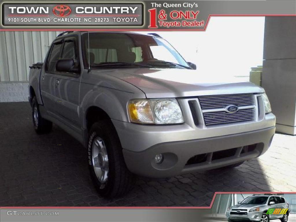 Silver Frost Metallic Ford Explorer Sport Trac