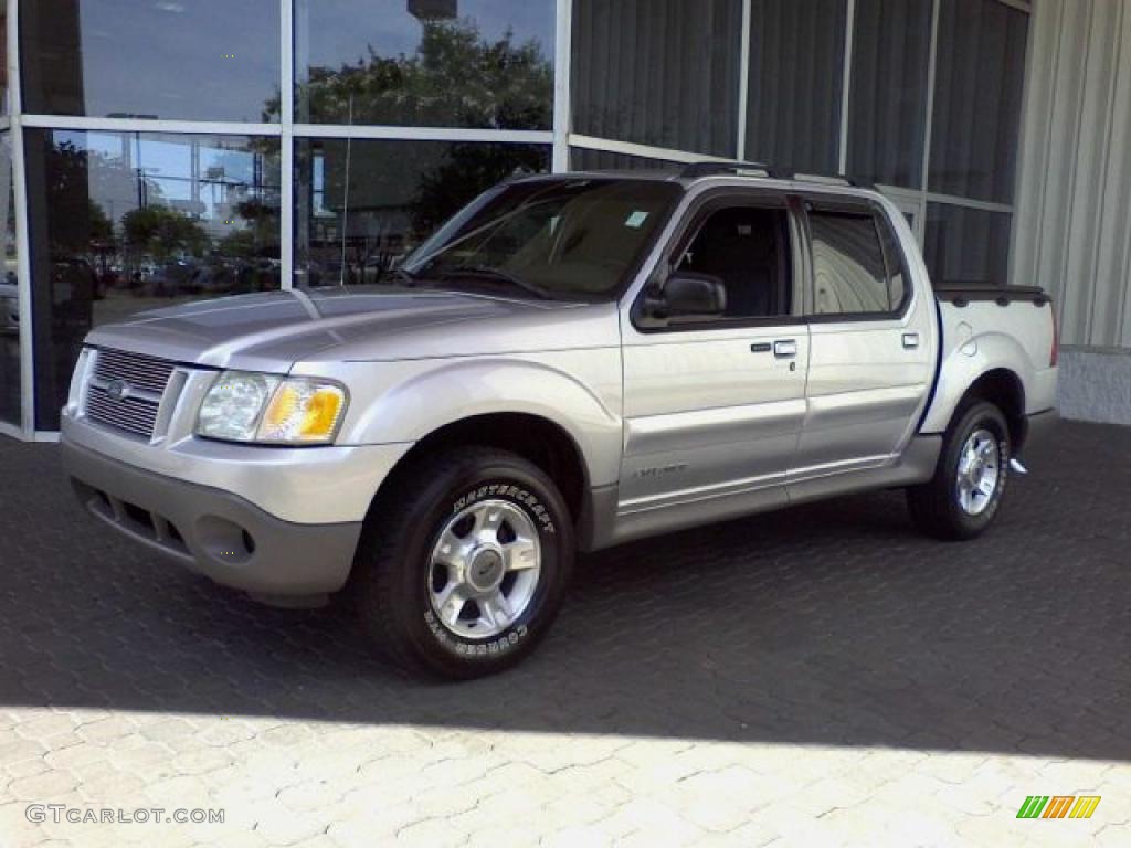 2001 Explorer Sport Trac 4x4 - Silver Frost Metallic / Dark Graphite photo #3
