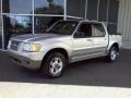 2001 Silver Frost Metallic Ford Explorer Sport Trac 4x4  photo #3