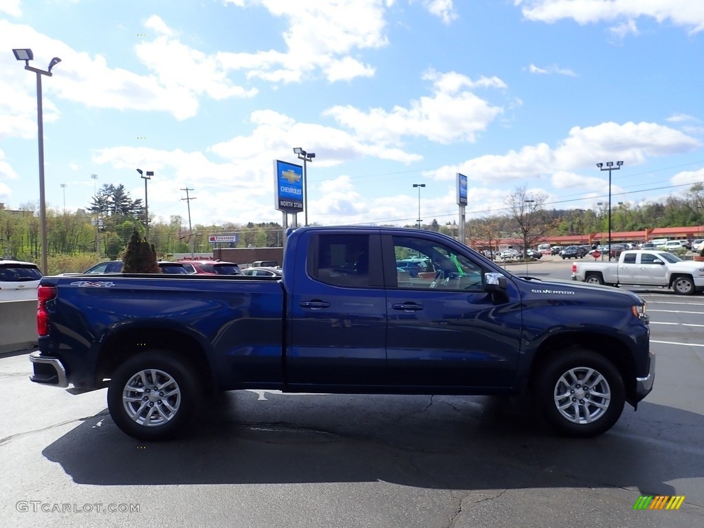 2019 Silverado 1500 LT Double Cab 4WD - Northsky Blue Metallic / Jet Black photo #9