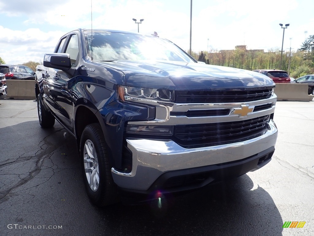 2019 Silverado 1500 LT Double Cab 4WD - Northsky Blue Metallic / Jet Black photo #11