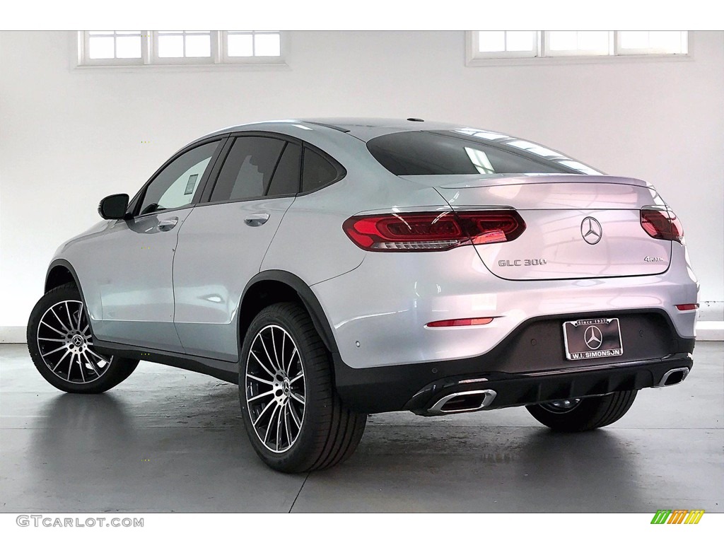 2021 GLC 300 4Matic Coupe - Cirrus Silver Metallic / Black photo #2